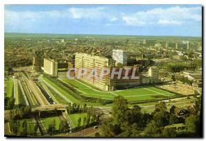 Modern Postcard Panorama euromast Rotterdam Holland