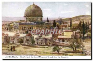 Israel - Jerusalem - The Dome of the Rock - Mosque of Omar - Old Postcard