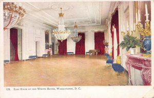 East Room of the White House, Washington, D.C., Very Early Postcard, Unused