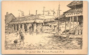 M-8775 Original Old French Market New Orleans Louisiana