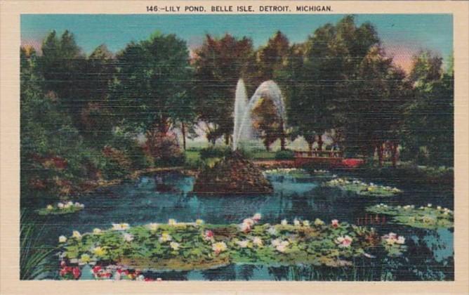 Michigan Detroit Lily Pond Belle Isle