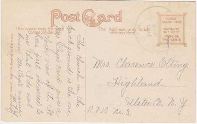 Watchune Avenue - Plainfield NJ New Jersey - pm 1909