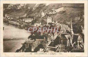 Old Postcard Les Andelys Church