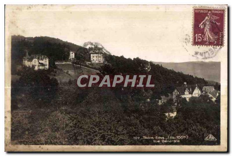 Trois Epis - Vue Generale - Old Postcard