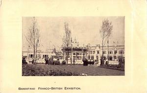 uk2171 bandstand franco british exhibition london real photo uk