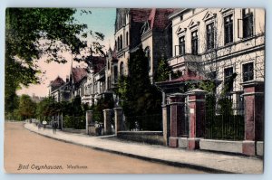 Bad Oeynhausen North Rhine-Westphalia Germany Postcard Westkorso Apartment 1908