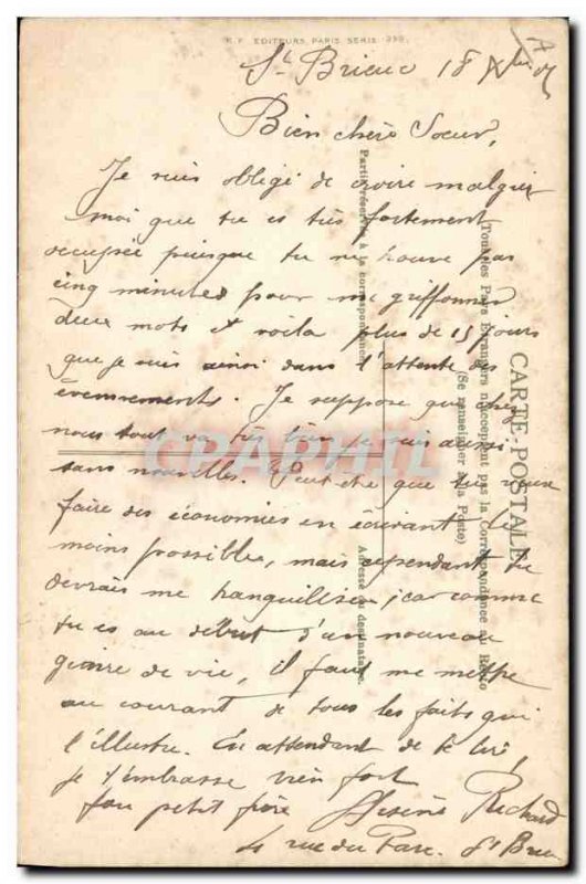 Old Postcard Equestrian Horse Riding