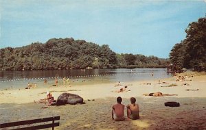 Bathing Beach at Cacapon State Park - Berkeley Springs, West Virginia WV  