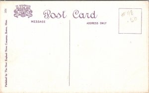 Battlefield Lower Bridge Concord Mass Boston England News Company Postcard Vtg 