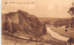 BR40189 le chateau et la semois a l abatoir bouillon belgium  Belgium 