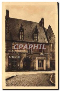 Postcard Old Mills hotel Demoret and chapel Babute XVS Epicerie Boucherie