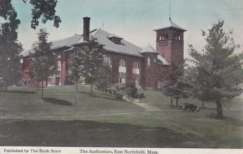 EAST NORTHFIELD, Massachusetts, PU-1914; The Auditorium