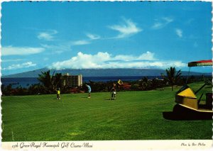 PC GOLF, SPORT, 13TH GREEN ROYAL KAANAPALI GOLF COURSE, Modern Postcard (b46010)