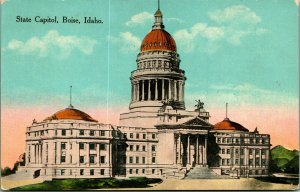 State Capitol Building Boise Idaho ID UNP 1910s DB Postcard
