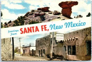 M-90588 Greetings From Santa Fe New Mexico