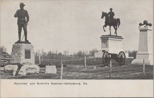 Postcard Reynolds' and Buford's Statutes Gettysburg PA