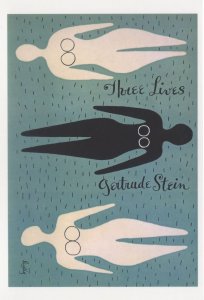 Gertrude Stein Three Lives 1945 Book Postcard