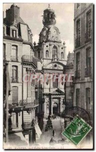 Old Postcard Nantes L & # 39eglise Holy Cross
