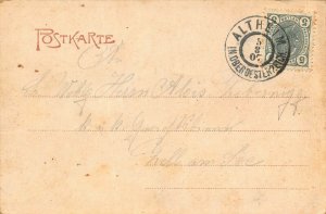 ALTHEIM AUSTRIA~TEIL von HADERSDORF u. SCHULE~1907 FRANZ PFANN POSTCARD