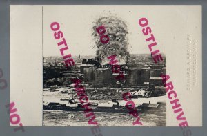 MINNESOTA Minneapolis 1878 EXPLOSION FLOUR MILL Washburn A BROMLEY PHOTO #90