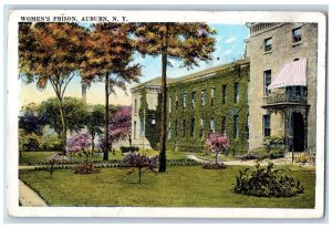 c1921 Women's Prison Scene Auburn New York NY Posted Postcard