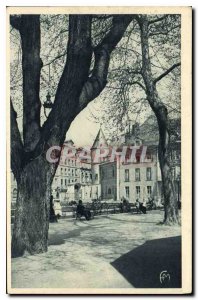 Old Postcard Grenoble Jardin de Ville and Tour