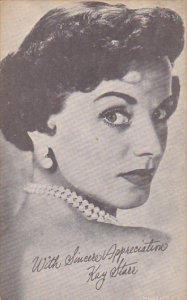 Vintage Arcade Card Kay Starr