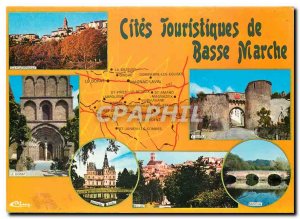 Postcard Modern tourist Cites Lower On (Haute Vienne)