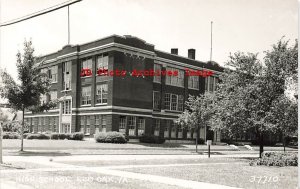 IA, Red Oak, Iowa, RPPC, High School Building, Exterior Scene, LL Cook No 37710