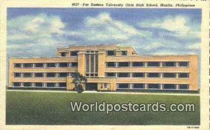 Far Eastern University Girls High School Manila Philippines Unused 