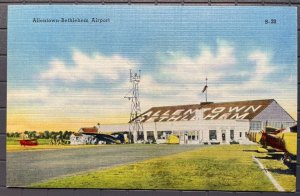 Vintage Postcard 1930-1945 Allentown-Bethlehem Airport Pennsylvania (PA)