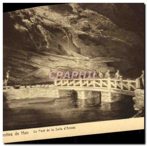 Old Postcard Han Le Pont De La Salle D & # 39Armes