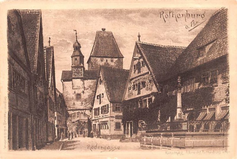 Rothenburg Germany Unused 