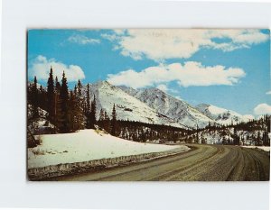 Postcard The Three Chiefs, Alaska Highway, Canada