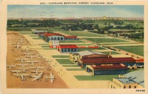 OH, Cleveland, Ohio, Municipal Airport, Tarmac Scene, 1944 PM