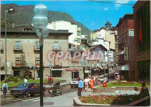 'Postcard Modern Valls d''Andorra Place Prince Dr Benlloch'