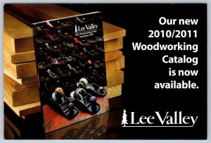 2010/2011 Lee Valley Woodworking Catalog, Chrome Advertising Postcard