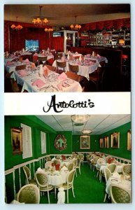 NEW YORK CITY, NY ~ Roadside ANTOLOTTI'S Italian Restaurant 1950s-60s  Postcard