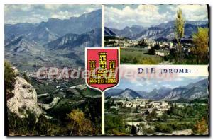 Postcard Old DIE Vue Generale Drome