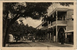 PC CPA MOZAMBIQUE / PORTUGAL, BEIRA, MAIN STREET, VINTAGE POSTCARD (b13395)