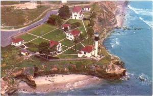 New Point Loma Lighthouse, San Diego, California, CA, Chrome