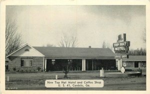 Georgia Cordele Top Hat Motel Coffee Shop Hahn Dexter Postcard 22-8357