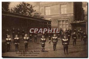 Belgium Old Postcard Seminary of St. Therese Sisters Pont Chin Tournai Court ...