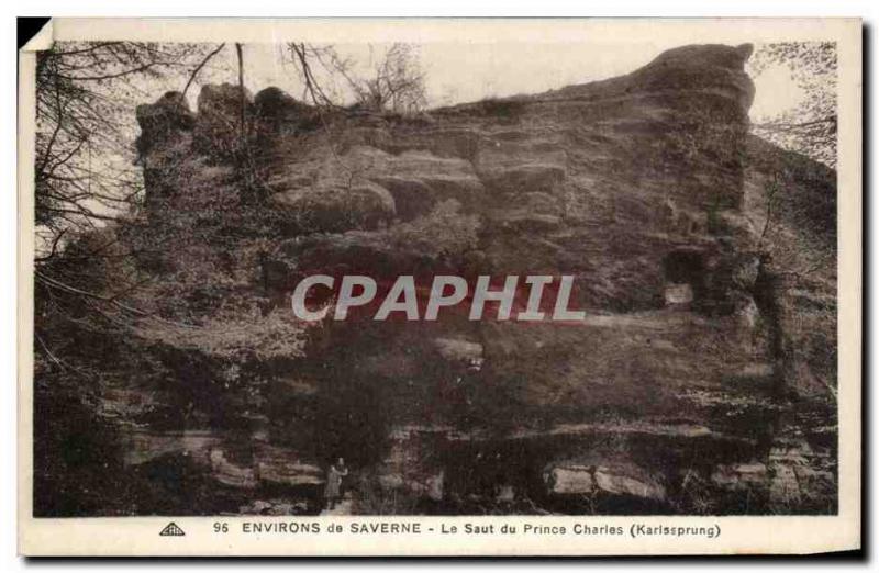 Old Postcard Surroundings of Saverne Prince Charles Leaping