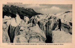 France Chamonix Mont Blanc Haute Savoie Vintage Postcard 09.91