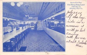 Wheeling  West Virginia Fort Henry Daily Lunch, Photo Print Vintage PC U11004