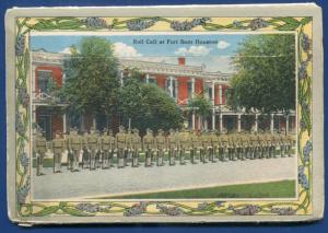 San Antonio Texas Alamo postcard travel folder foldout 1920s