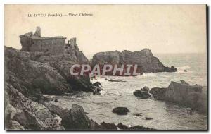 Postcard Old Island Dyeu Vieux Chateau