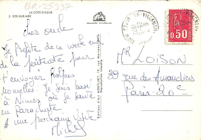 BR25337 Eze sur Mer France