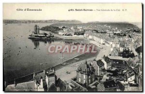 Old Postcard Saint Servan View la Cite Generale